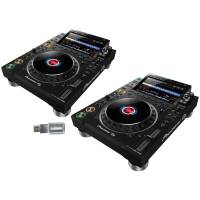 CDJ-3000 Doppelpack + Crystal-Drive Bundle