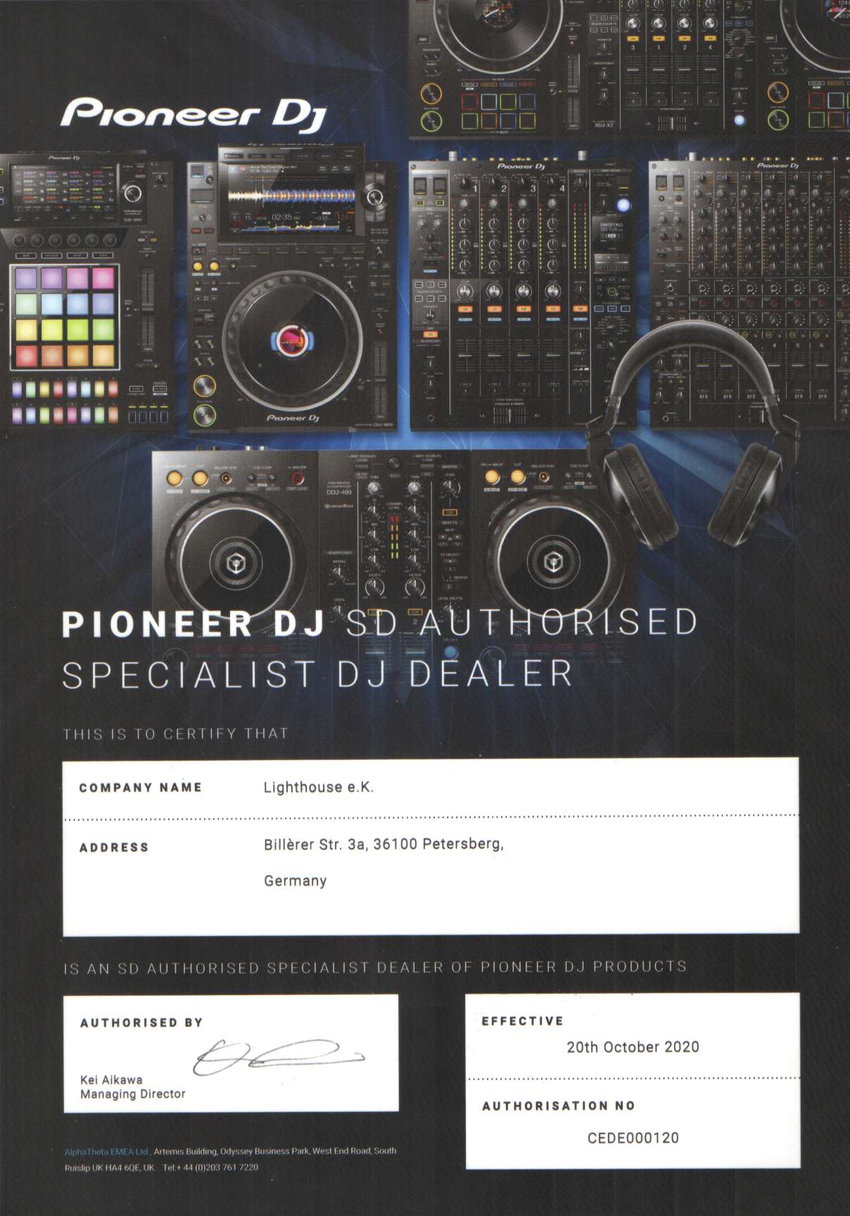 Pioneer DJ Specialist DJ Dealer